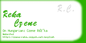 reka czene business card